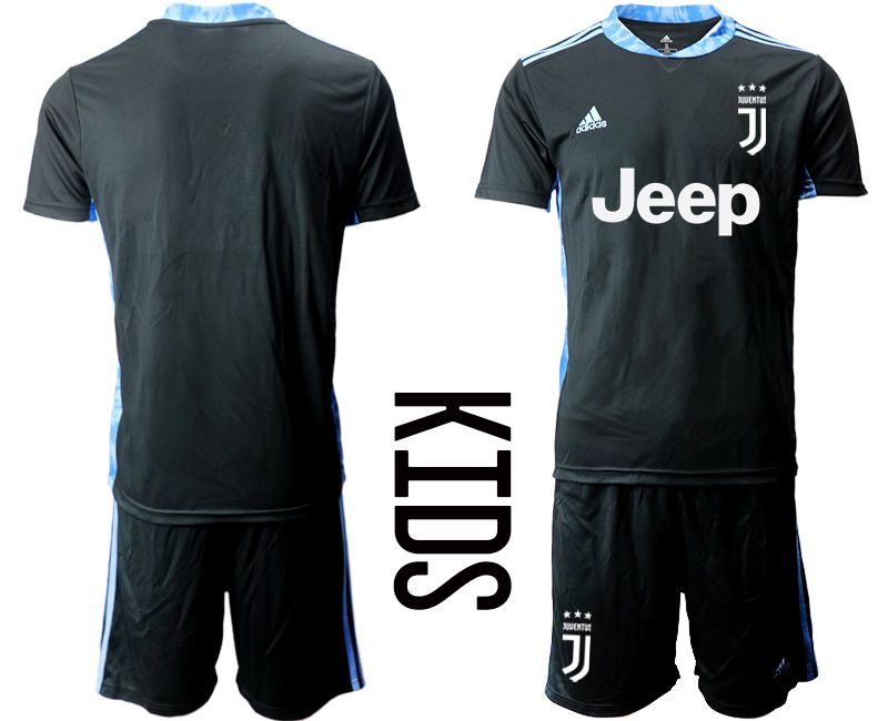 Youth 2020-2021 club Juventus black goalkeeper Soccer Jerseys1